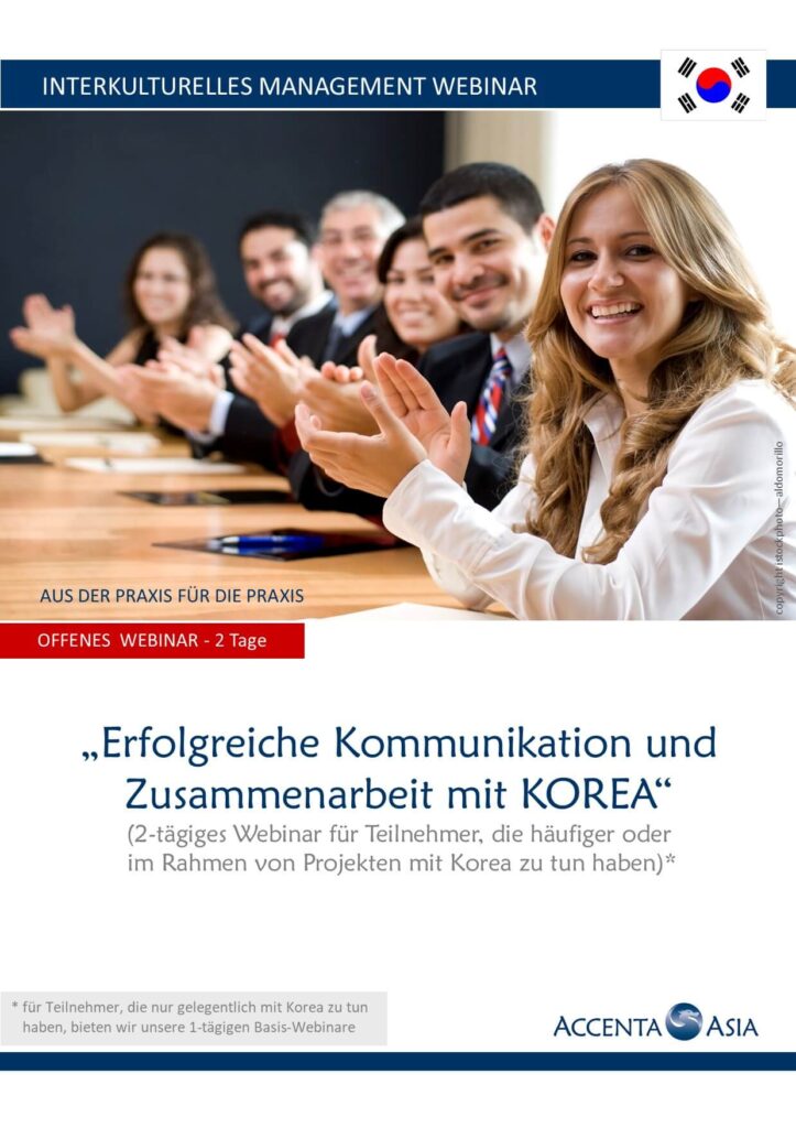 Interkulturelles Webinar Korea